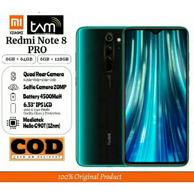 Xiaomi Redmi Note 8 Pro 6/128gb