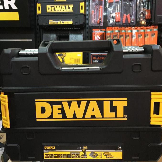 PROMO Cordless Hammer Drill 18 V XR Dewalt Bor Tembok DCD796