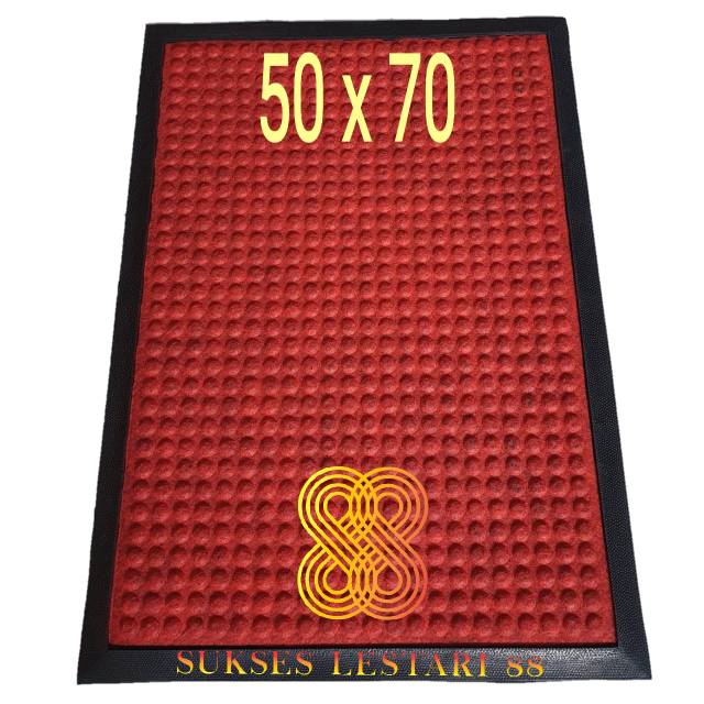 Keset Karpet Karet Bludru Anti Slip 50 x 70 - RCM Lis