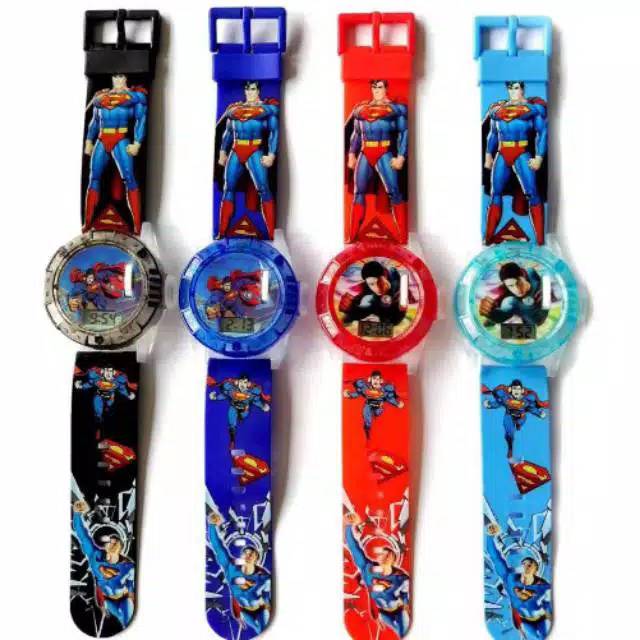 Jam Tangan Anak&quot; Supermen Laser Melody (Terima Cid)