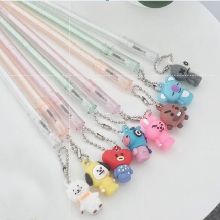 BTS KPOP PULPEN GANTUNGAN lucu Karakter Kartun Bangtan Boys BT21