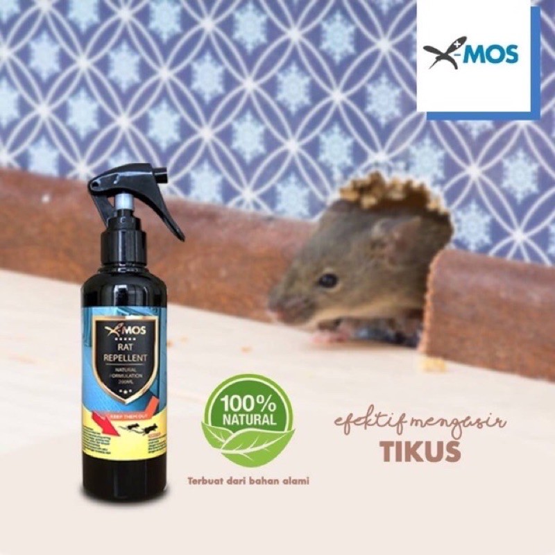 X-MOS Rat Repellent Lizard Repellent / XMOS Cairan Pengusir Tikus Cicak