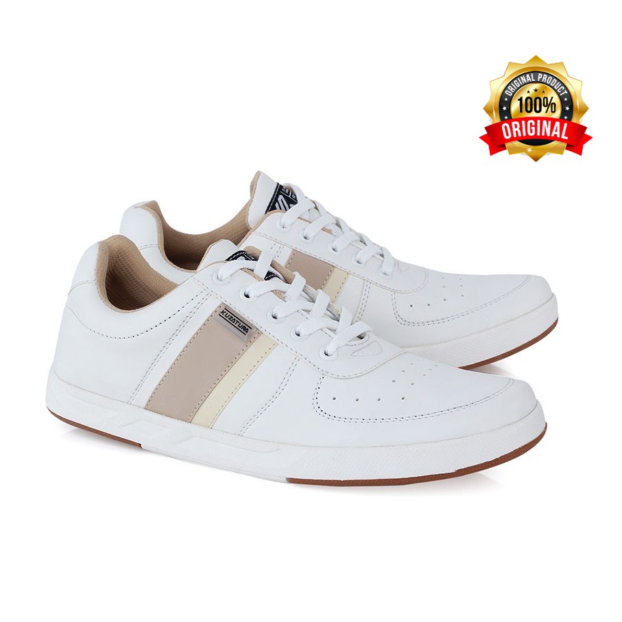 ORI - Sepatu Sneakers Pria Putih Casual Cowok Original Kuzatura