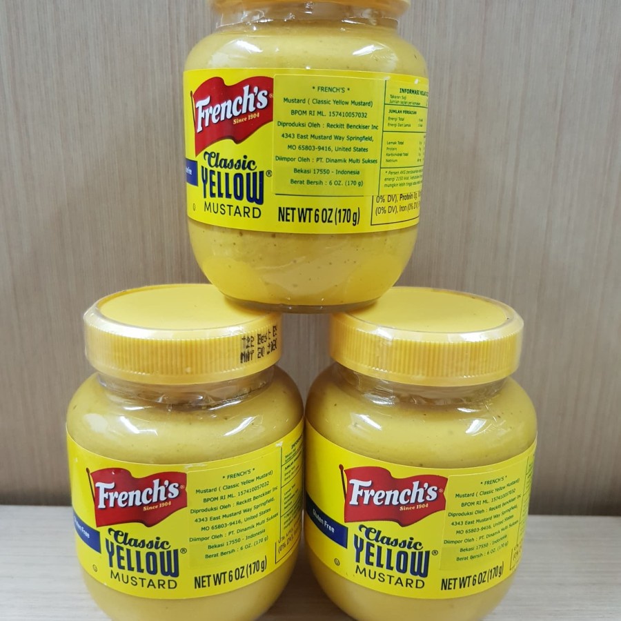 

French's Classic Yellow Mustard 170g