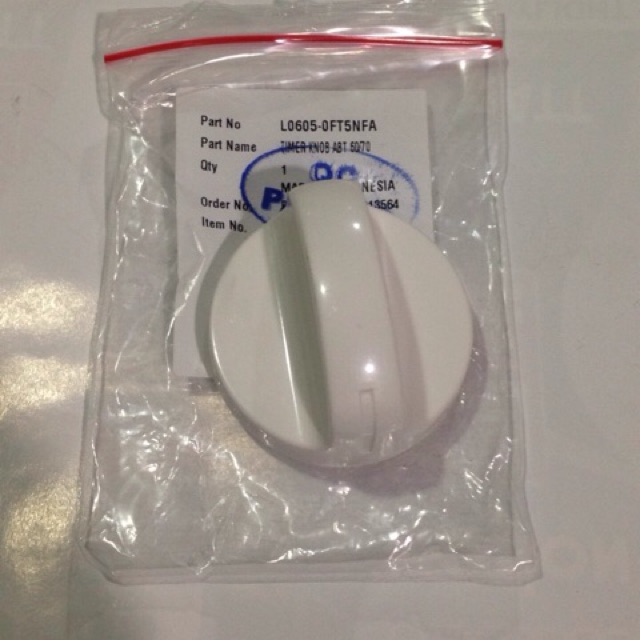Knop mesin cuci panasonic