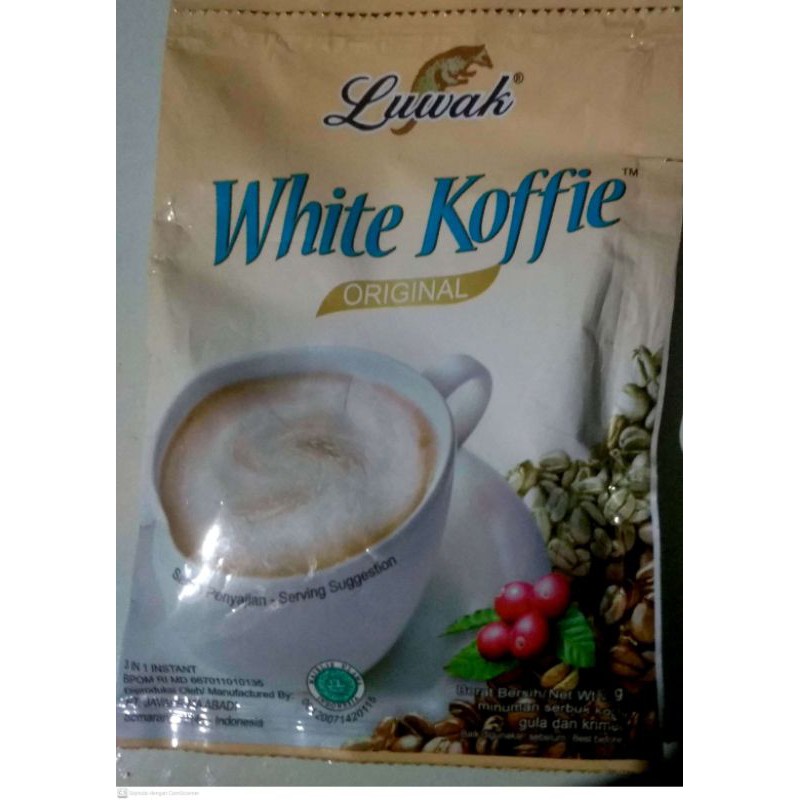 

Kopi Luwak White Koffe Sachet