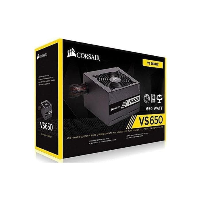 PSU CORSAIR VS650 650WATT 80 PLUS - VS Series