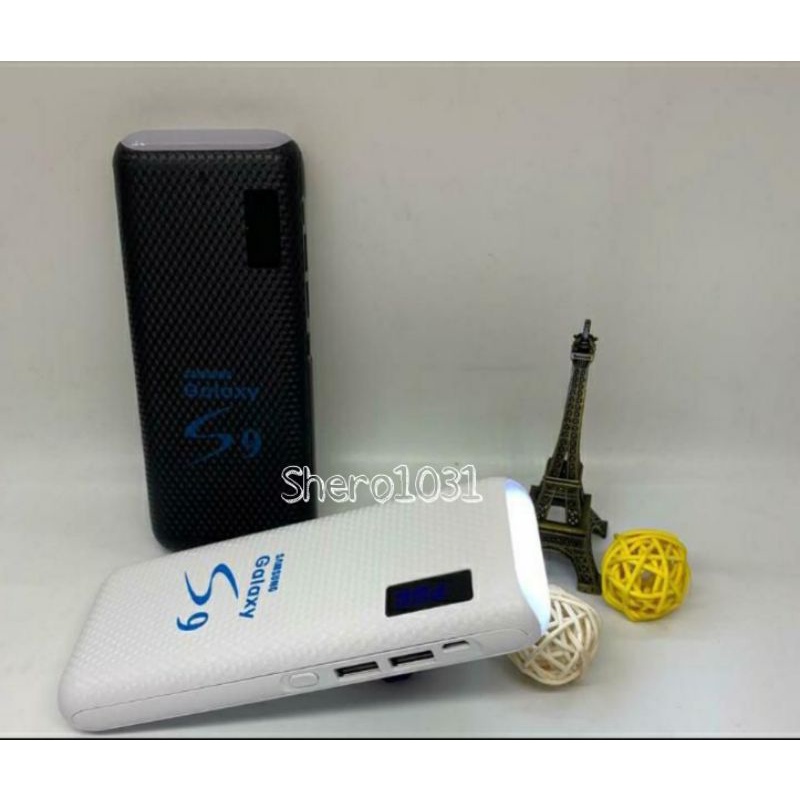 【Shero】Powerbank Led light powerbank 2usb dua port 99000mah