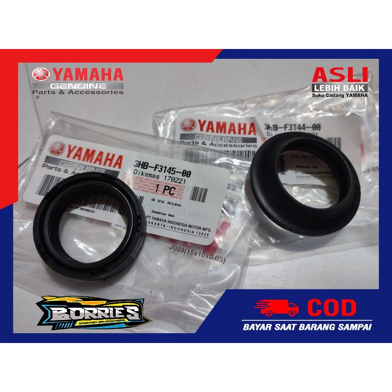 sepasang Sil Seal As Shock depan set Yamaha RXK RXS RXZ RZR N Max 3HB-WB012-00