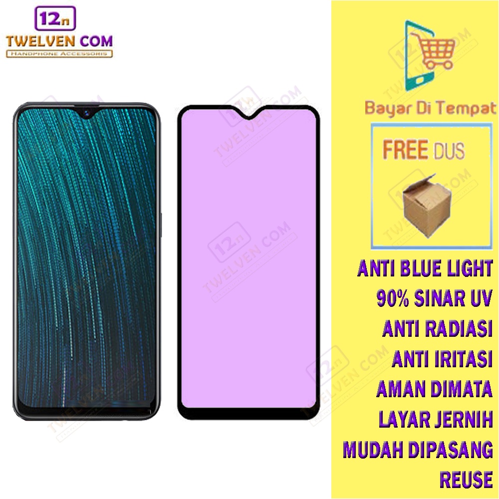 [FLASH SALE] ANTI BLUE LIGHT TEMPERED GLASS Oppo A5s / Oppo A7