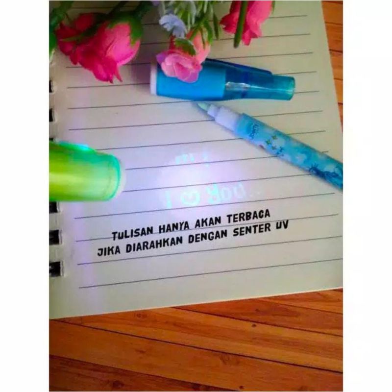 pen contek / pulpen senter rahasia / mainan keren unik