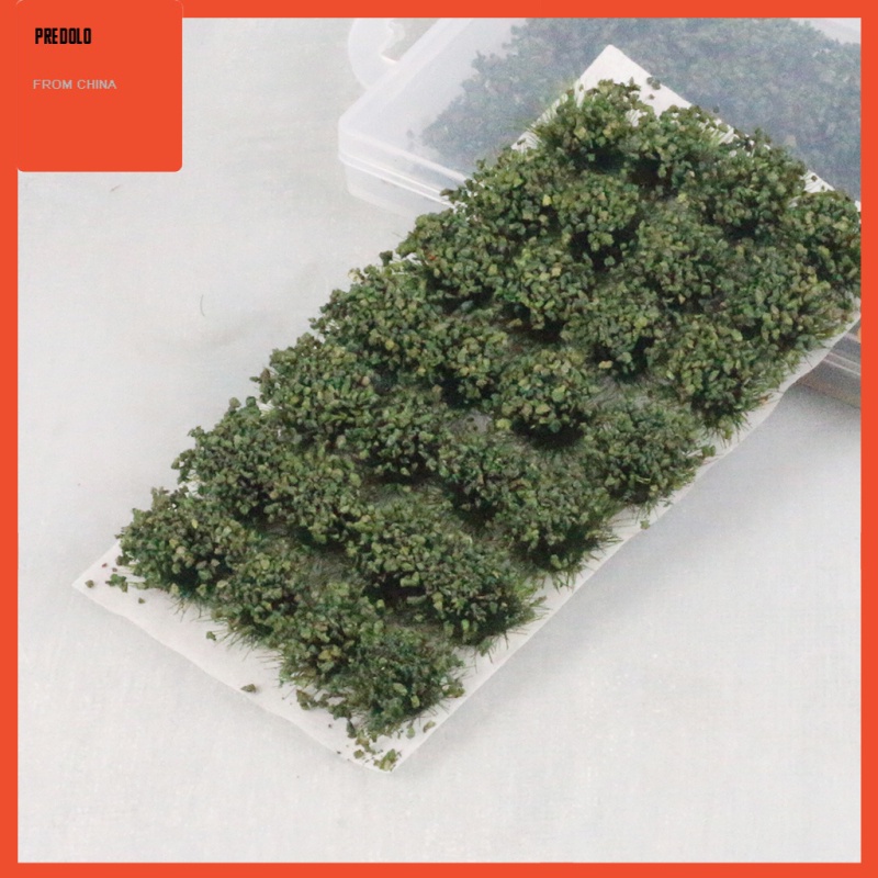 [In Stock] 28 Pieces Mixed Bush Trees Miniature Vegetation Groups Shrubs Railway Artificial Grass Miniature War