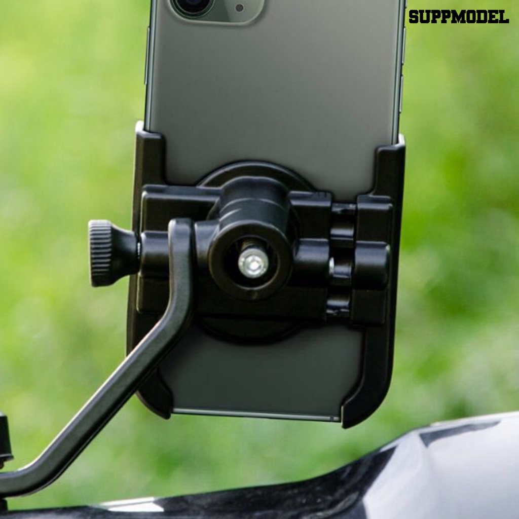 Sdl Bracket Dudukan Handphone Adjustable Bahan Aluminum Alloy Untuk Setang Motor