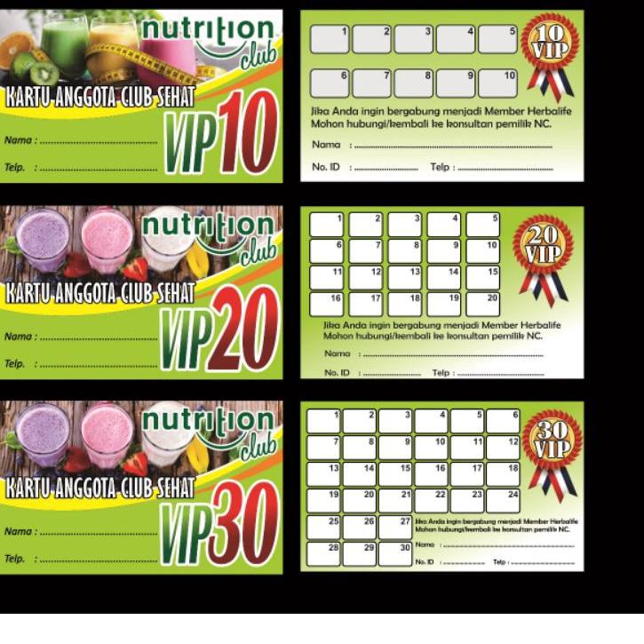 

Hot Sale kartu herbalife