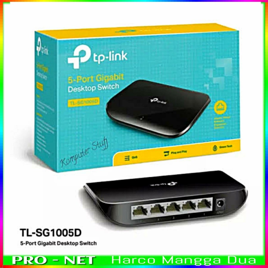TP-LINK 5 PORT GIGABYTE TL-SG1005D / Tp link 5 port GIGABYTE