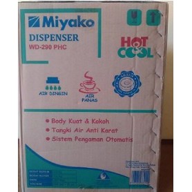 Miyako Dispenser Air Minum Panas Dingin WD 290PHC / Hot and Cool / Dispenser Galon Atas Murah Original Garansi Resmi-2