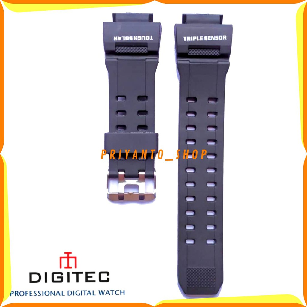 Strap Tali digitec DG 2131T Tali jam tangan Digitec 2131 Hitam