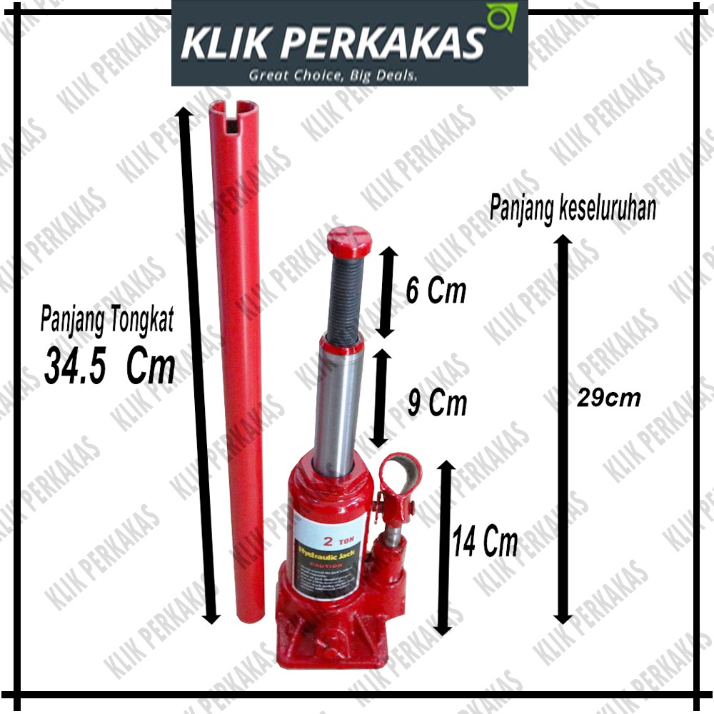 3TON DONGKRAK BOTOL 3TON HYDRAULIC JACK HODROLIK