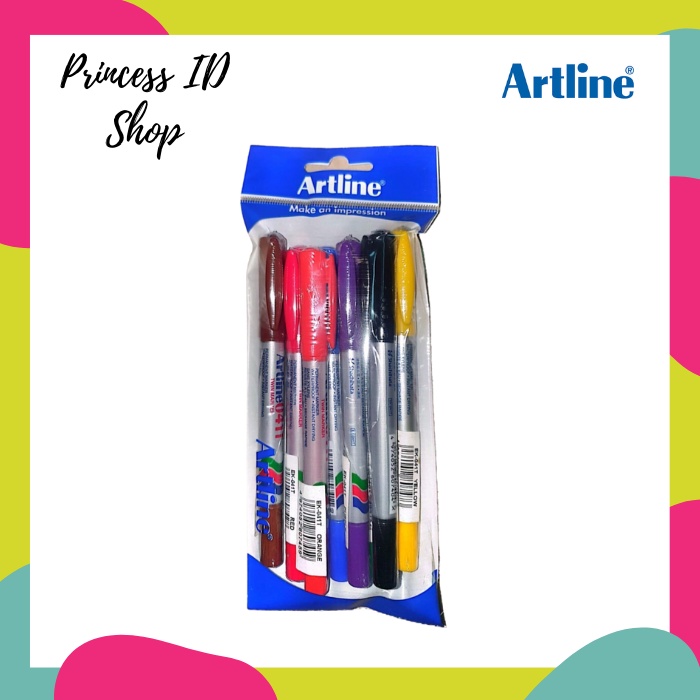 

ARTLINE SPIDOL PERMANENT MARKER EK-041T SET 8PCS