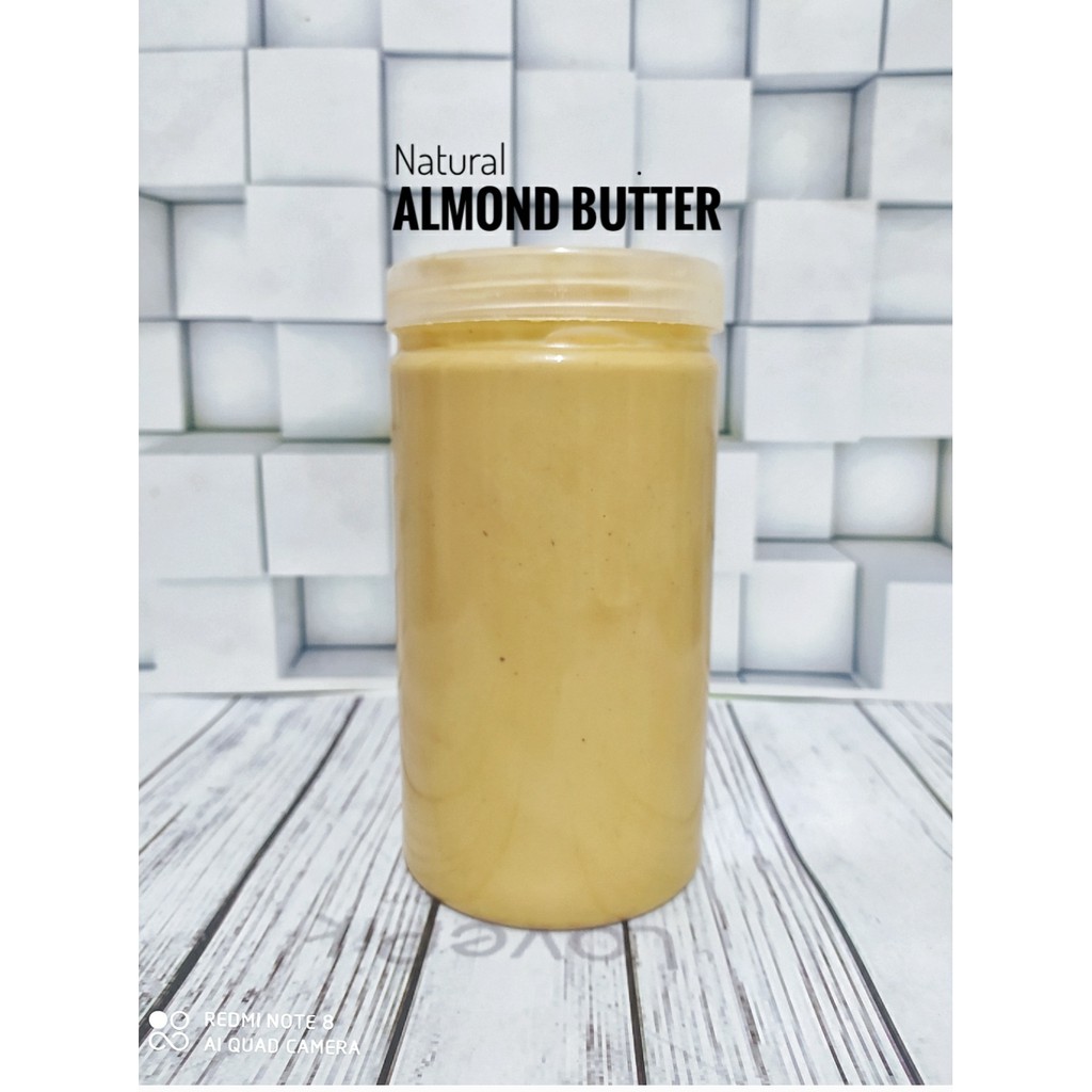 Natural Almond Butter 1Kg - Creamy, Selai Almond