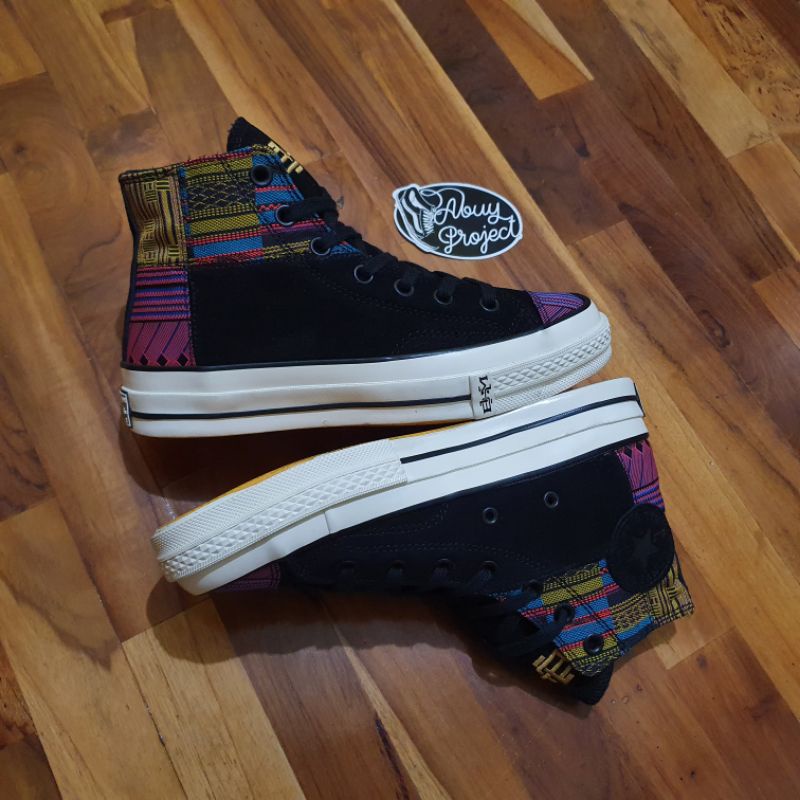 Converse Chuck Taylor All Star 70s Hi Patchwork BHM Converse BHM 70s BHM 70s Hi BHM Converse Patchwo