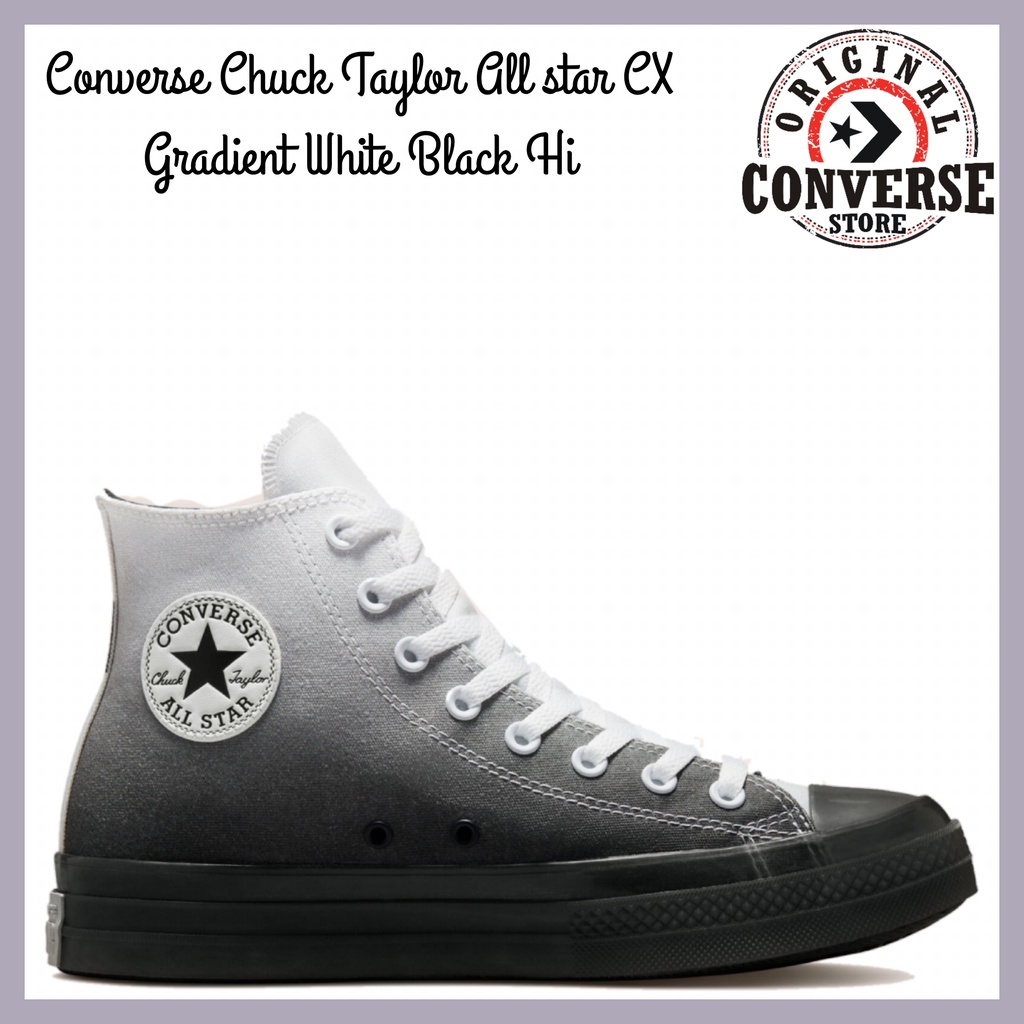 ORIGINAL CONVERSE CHUCK TAYLOR ALL STAR CX GRADIENT WHITE BLACK Hi A00816C MENS