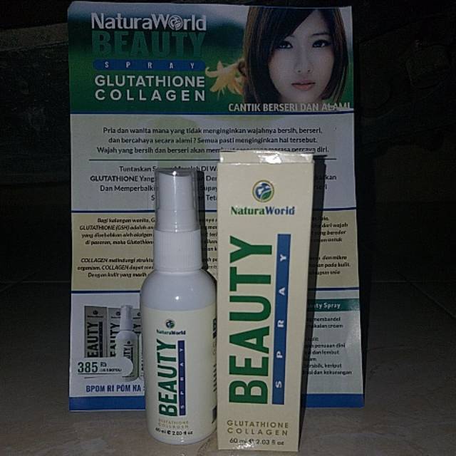Natura world beauty spray GLUTATHIONE COLLAGEN