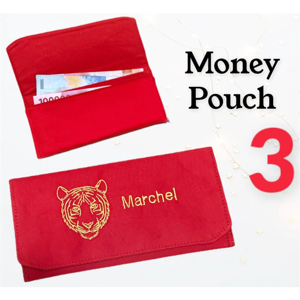 Fawn'G Handmade - Money POUCH Imlek Edisi Tahun Macan /  Angpao Imlek Bordir