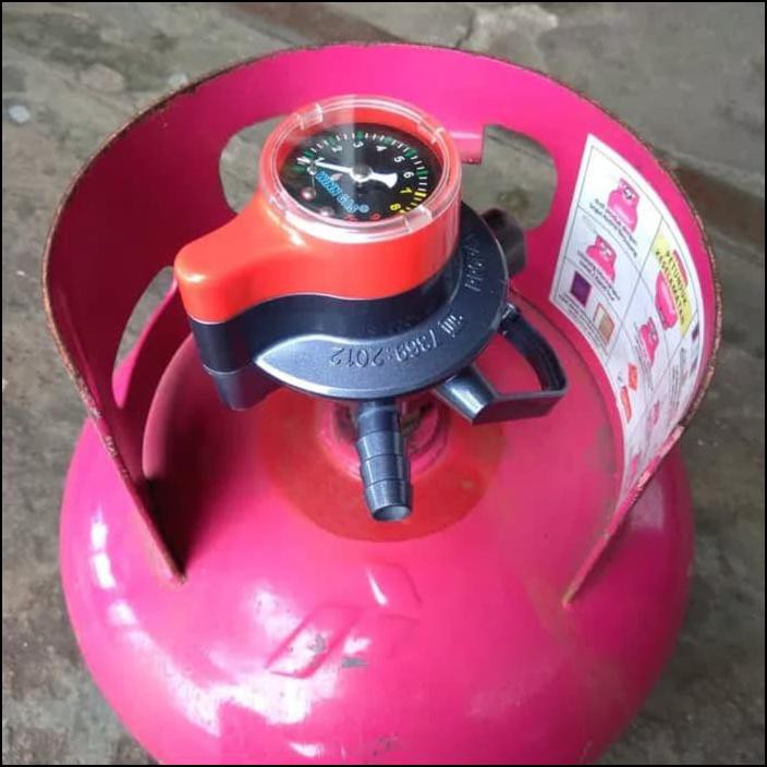 KEPALA GAS REGULATOR PENGUNCI GANDA WIN GAS