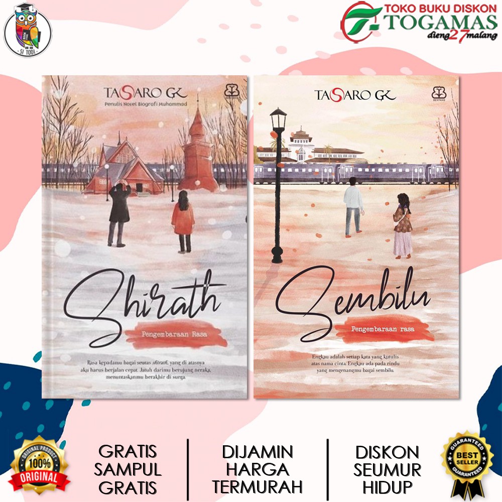 NOVEL SHIRATH &amp; SEMBILU : PENGEMBARAAN RASA 1 &amp; 2 KARYA TASARO GK