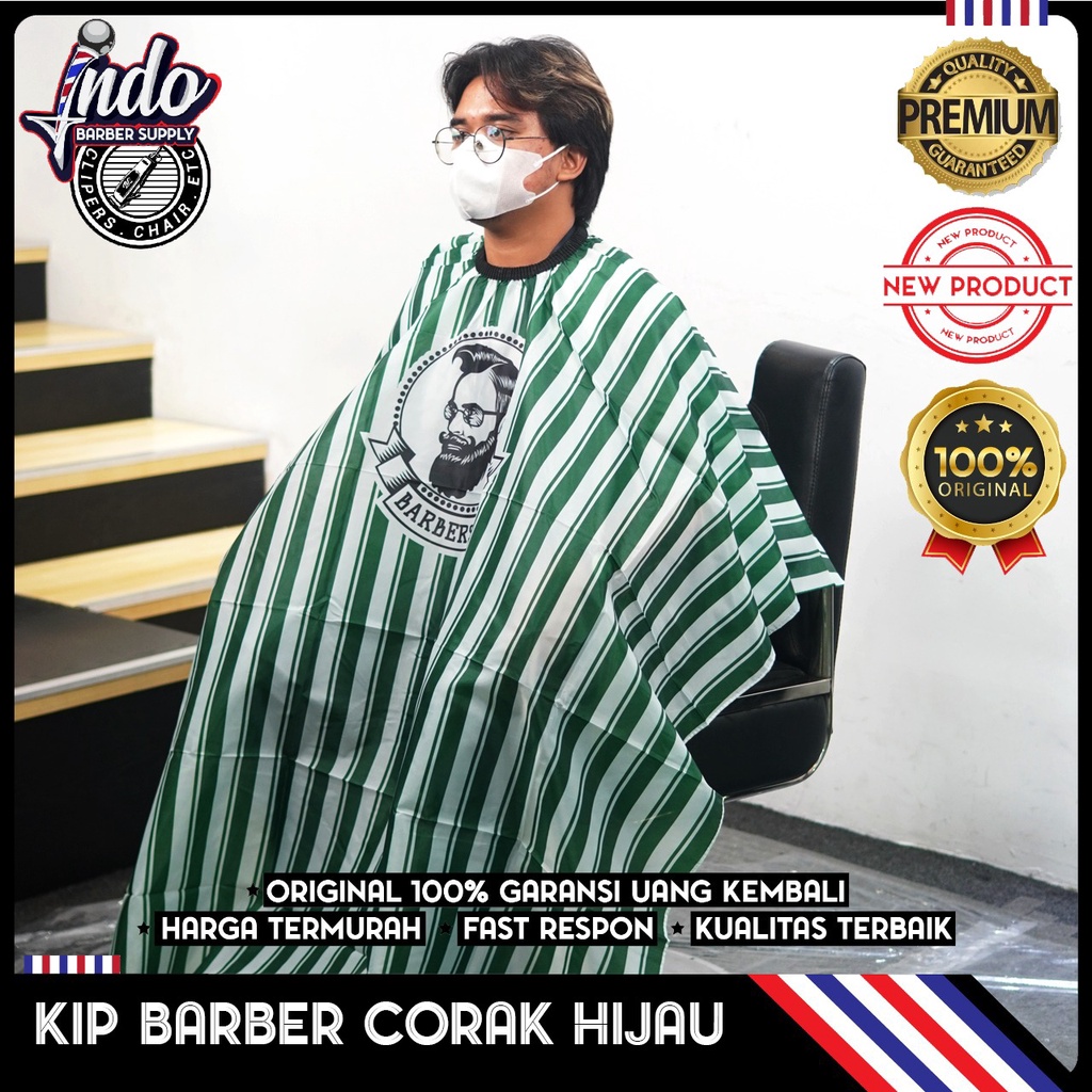 KIP BARBER DEWASA / CAPE BARBER / KAIN PANGKAS CUKUR UKURAN BESAR