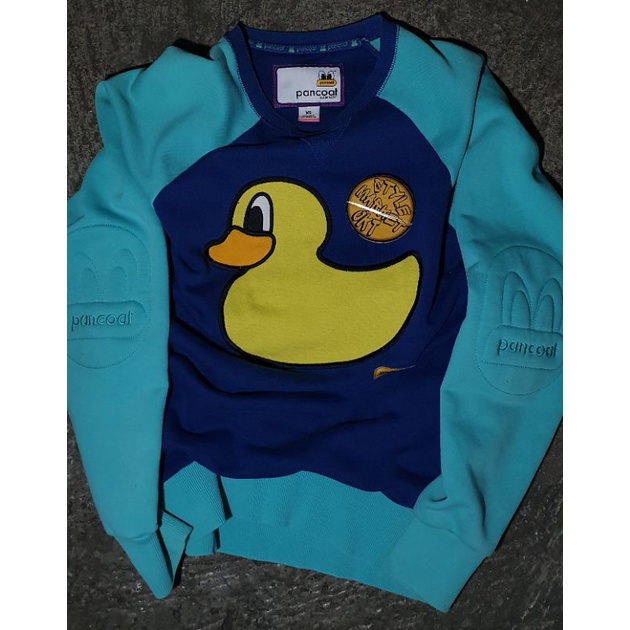 crewneck pancoat 2 tone