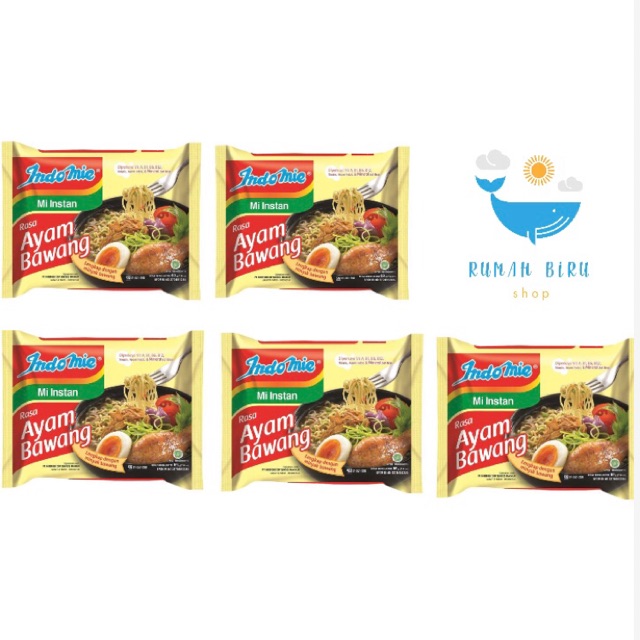 

MURAH! Paket Indomie Ayam Bawang 5 Pcs x 69gr