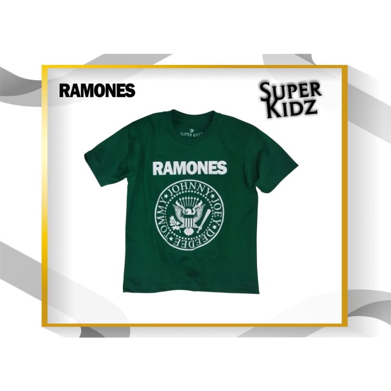 Kaos Anak Musik Ramones - Heyho Lets Go