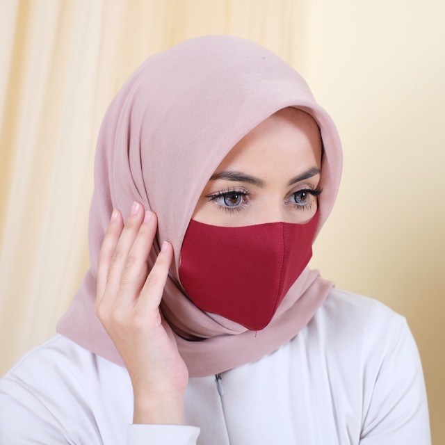 MASKER HIJAB SCUBA MOTIF PRINTING