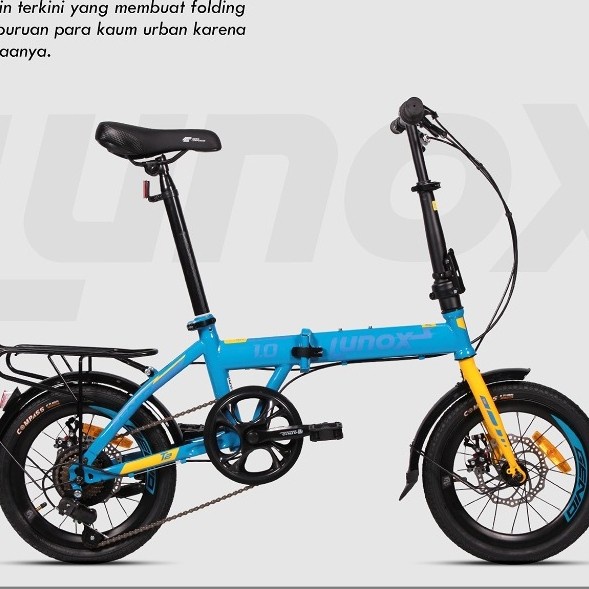 SEPEDA LIPAT GENIO LUNOX T2 16 Inch New