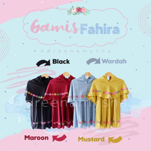 GAMIS FAHIRA SIZE 0-3 TAHUN GAMIS ANAK DAN BAYI