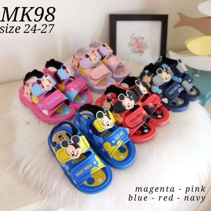 Sandal sepatu anak mickey mouse ori disney thailand - MK98