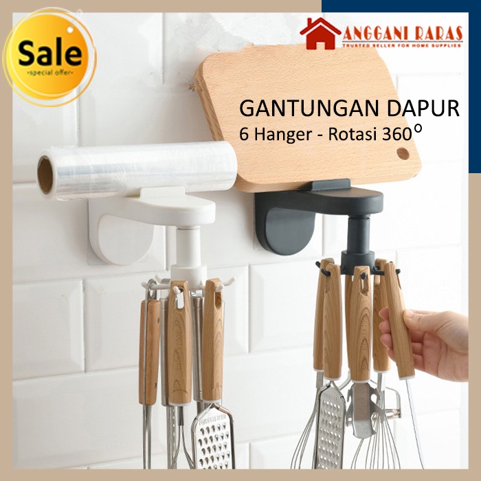 Gantungan Spatula Gantungan Sutil Gantungan Hook Gantungan Hook Tempel Organizer Dapur