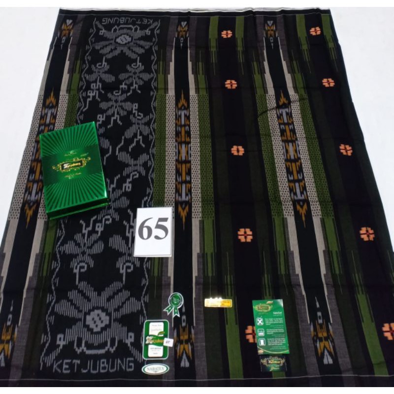 sarung ketjubung GTI silver/green