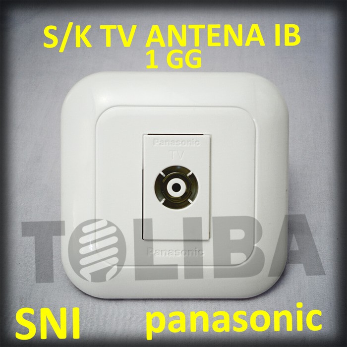 stopkontak stop kontak s/k tv ib panasonic wej2501 / tanam tembok SNI