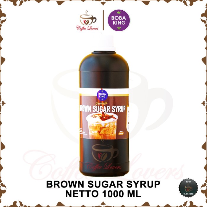 

BOBA KING BROWN SUGAR SYRUP - SIRUP BOBAKING 1 LITER