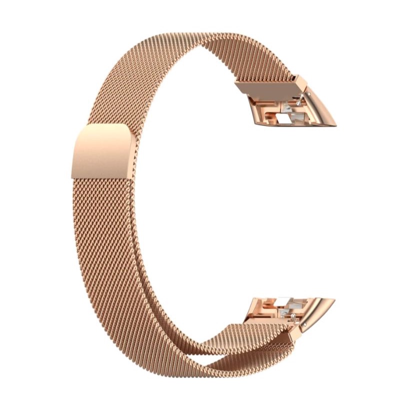 Smartwatch Fitness Armband edelstahl gold Magnet-Loop für FitBit Ionic 