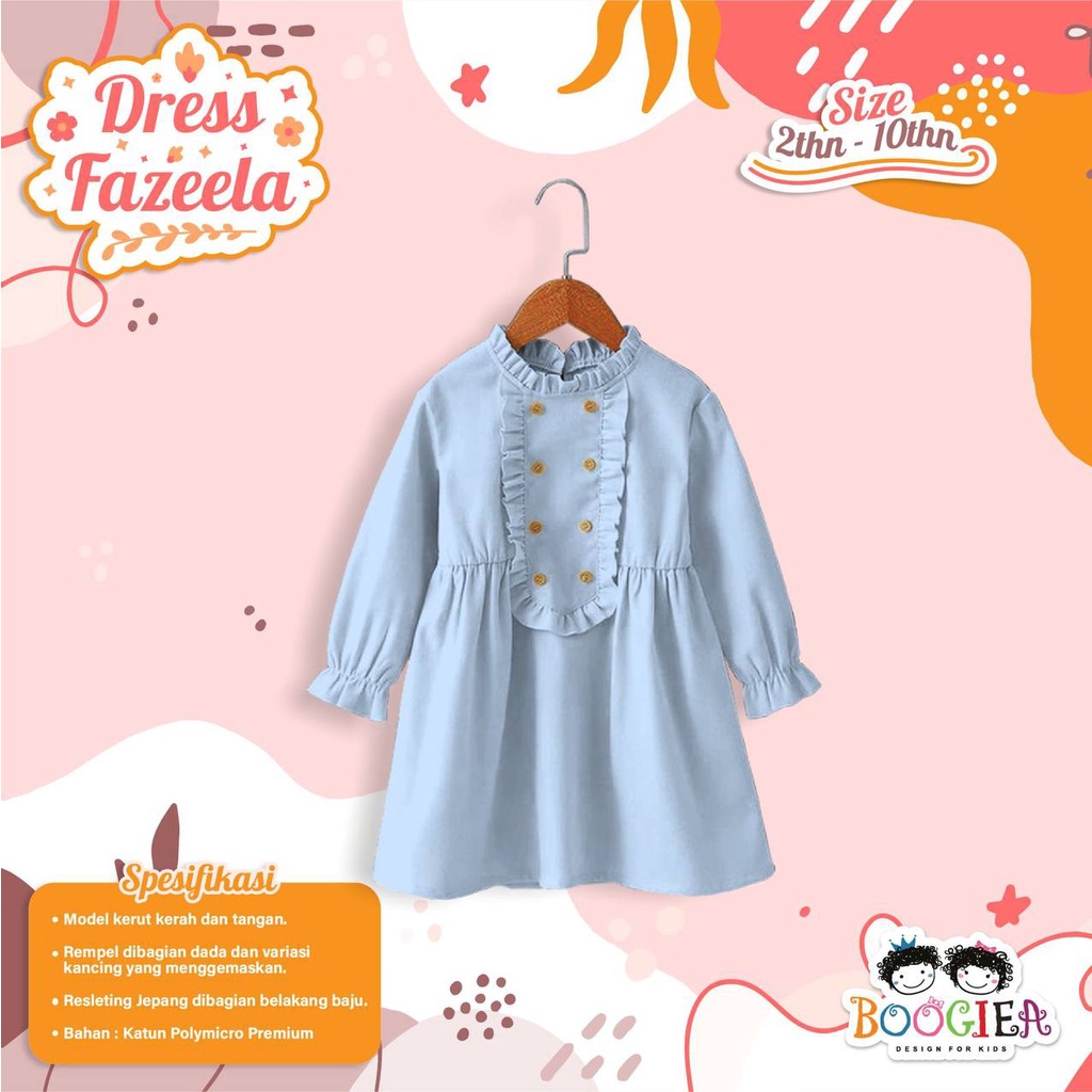 Dress Fazeela By Boogiea Kids