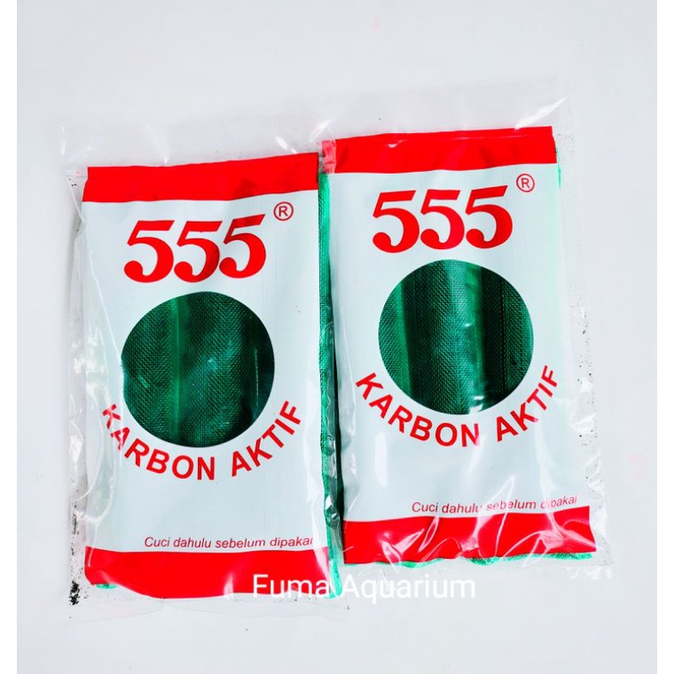 KARBON AKTIF 555 FISH-ALL Panjang 20cm Media filter Aquarium