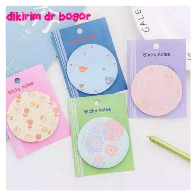 

Sticky Notes / Memo Bulat Fancy ~♥~