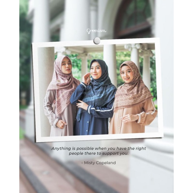 Greenism Gamis Khayla Quality Premium Syari'i Long Dress Gamis Rose Crepe