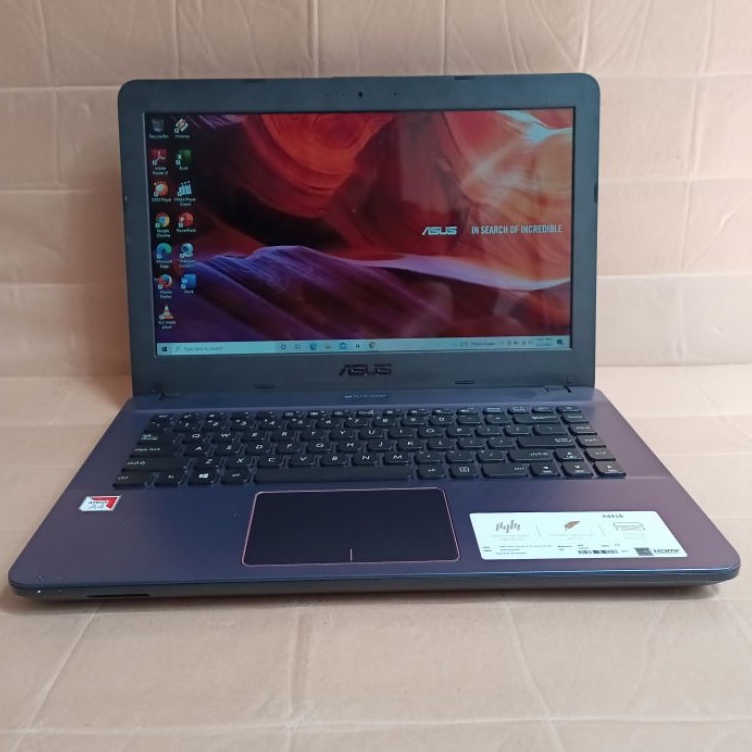 Jual Asus X441B Amd A4-9125 4GB 1TB Super Like New Peacock Blue Bekas ...