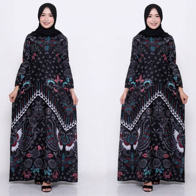 GAMIS BATIK MOTIF BUNGA BUNGA