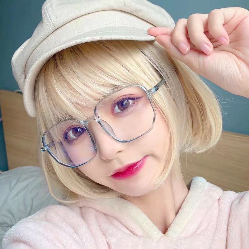 (YUZHU) Bayar di Tempat Korean Style Frame Kacamata Wanita Anti Radiasi Candy Color Frame Kacamata Anti Biru